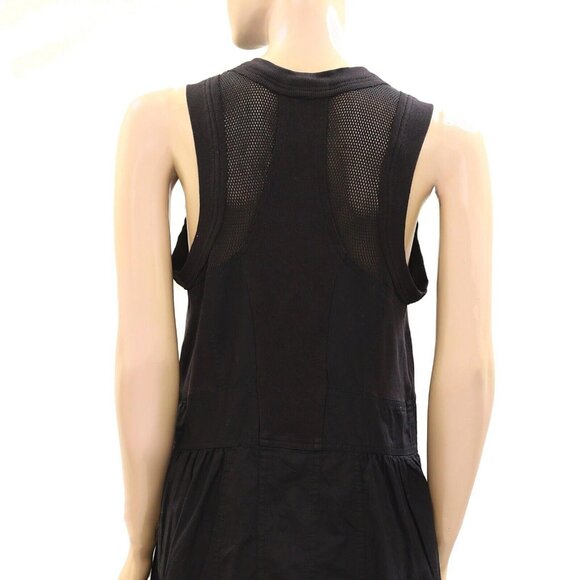 Daily Practice by Anthropologie Trek Utility Mini Dress Tiered Cotton S 280417 - Picture 11 of 12